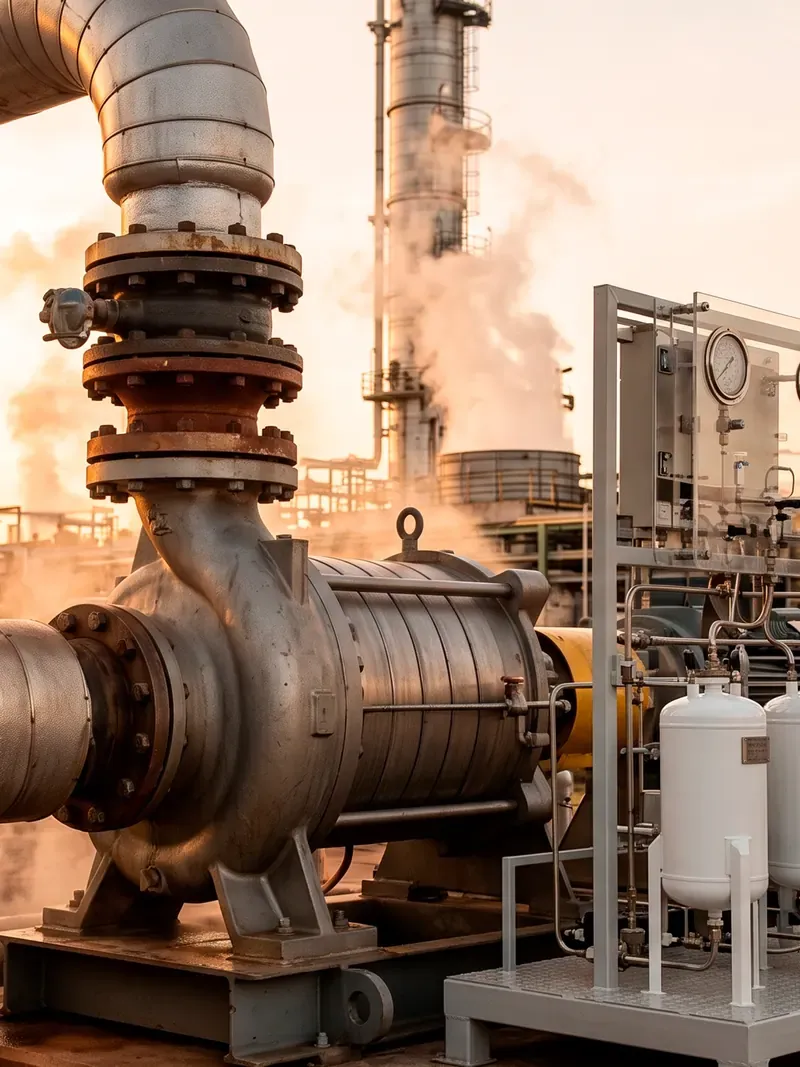 Petroquímica — planta industrial