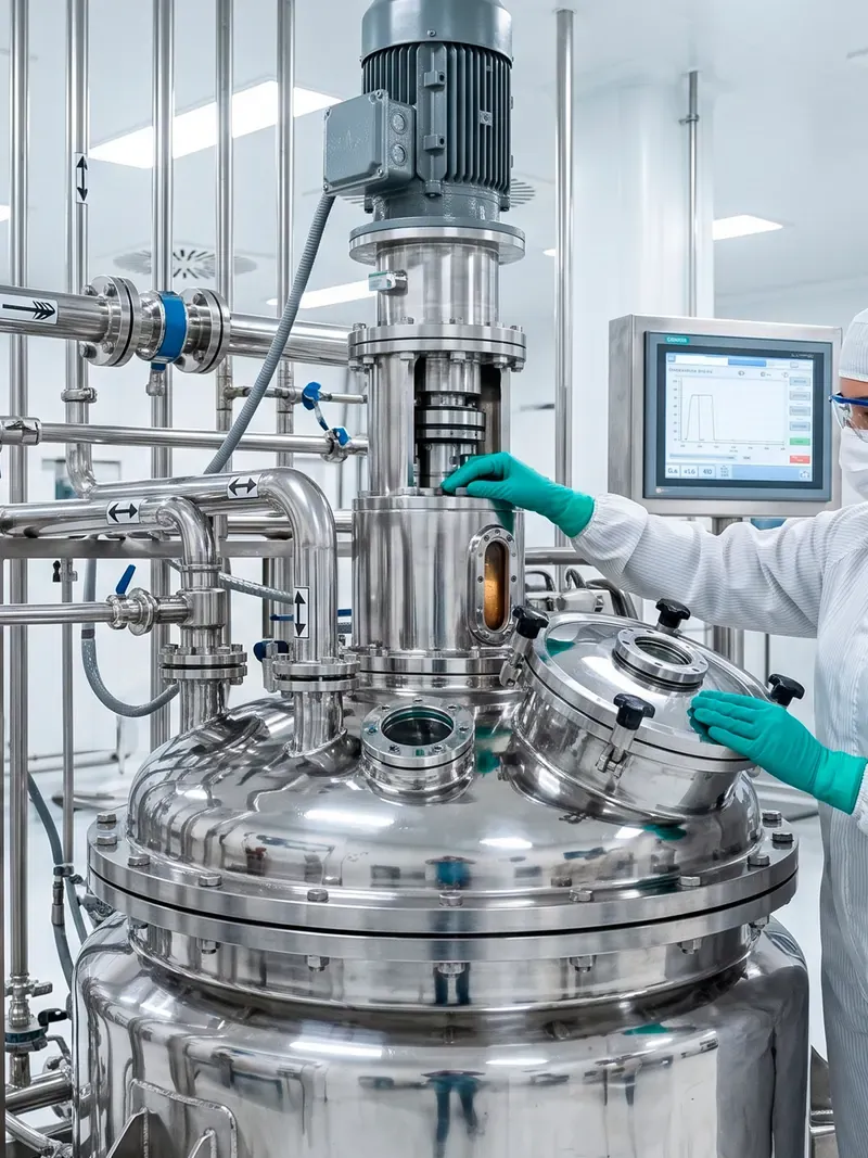Farmacêutica — planta industrial